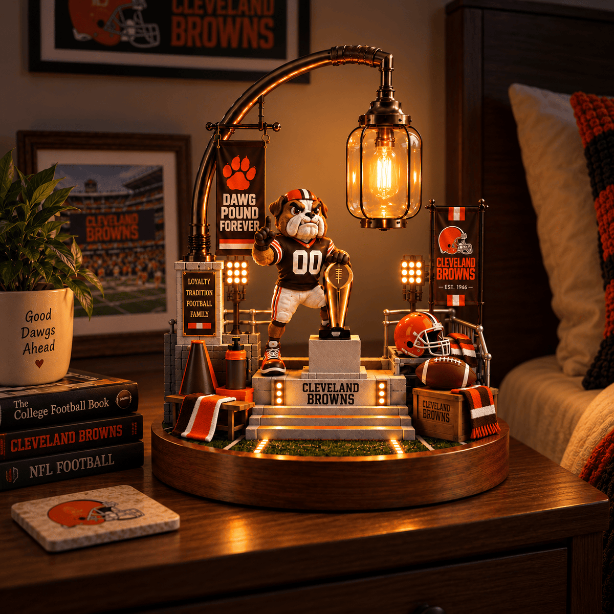 CLVB Themed Bedside Lamp DNBN