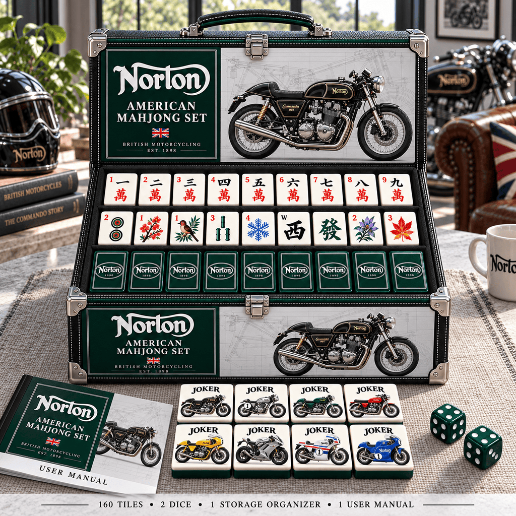 Premium NOR Mahjong Tiles Set PVNA