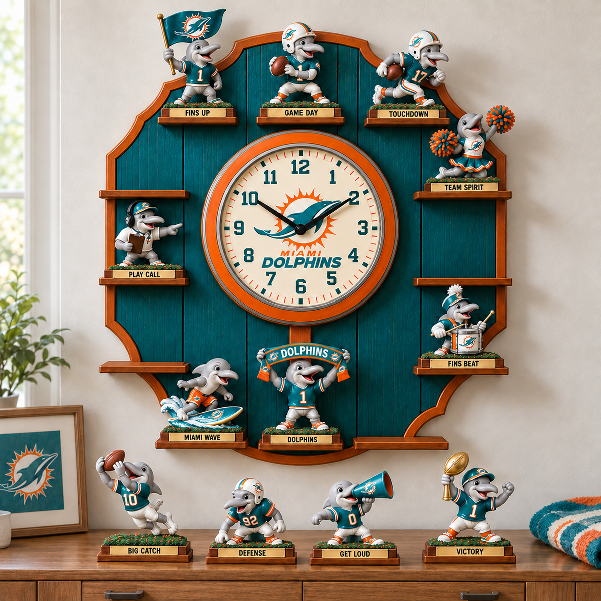 MDP Premium Mascot Sculpture Clock Collection PTKL