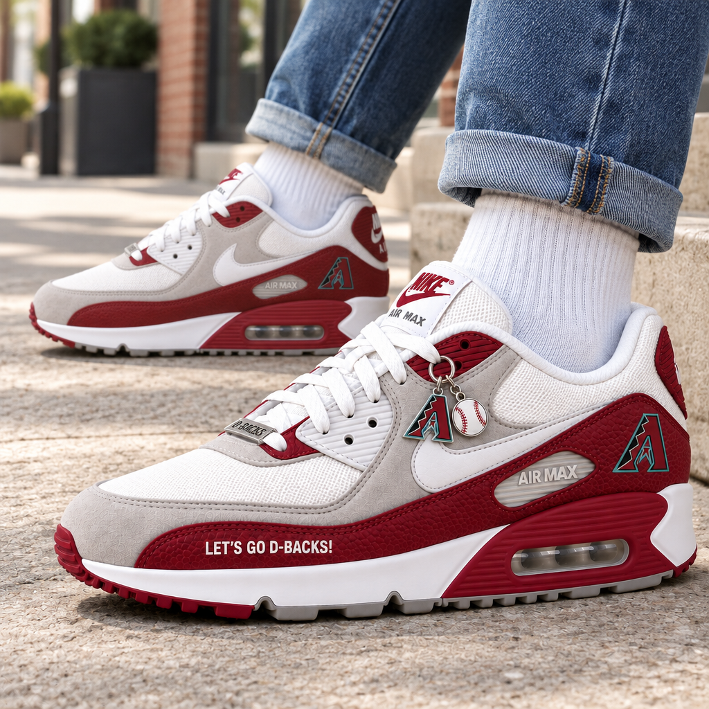 Arizona Diamondbacks Premium Low-Top Sneakers