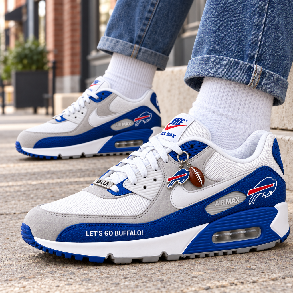 Buffalo Bills Premium Low-Top Sneakers
