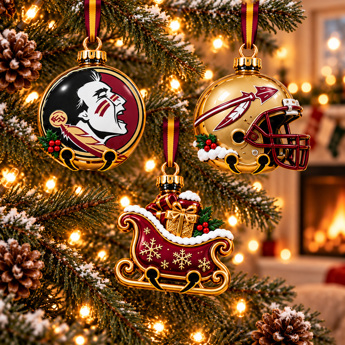Premium FSS Christmas Bell Ornament PVNA