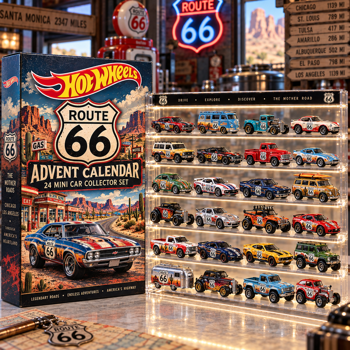 R66 Premium Mini Car Advent Calendar PDL