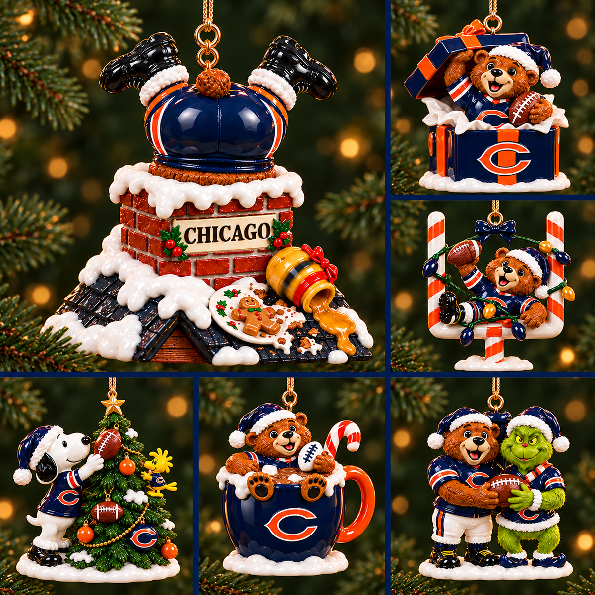 CCB Premium Christmas Tree Ornament Set TMH