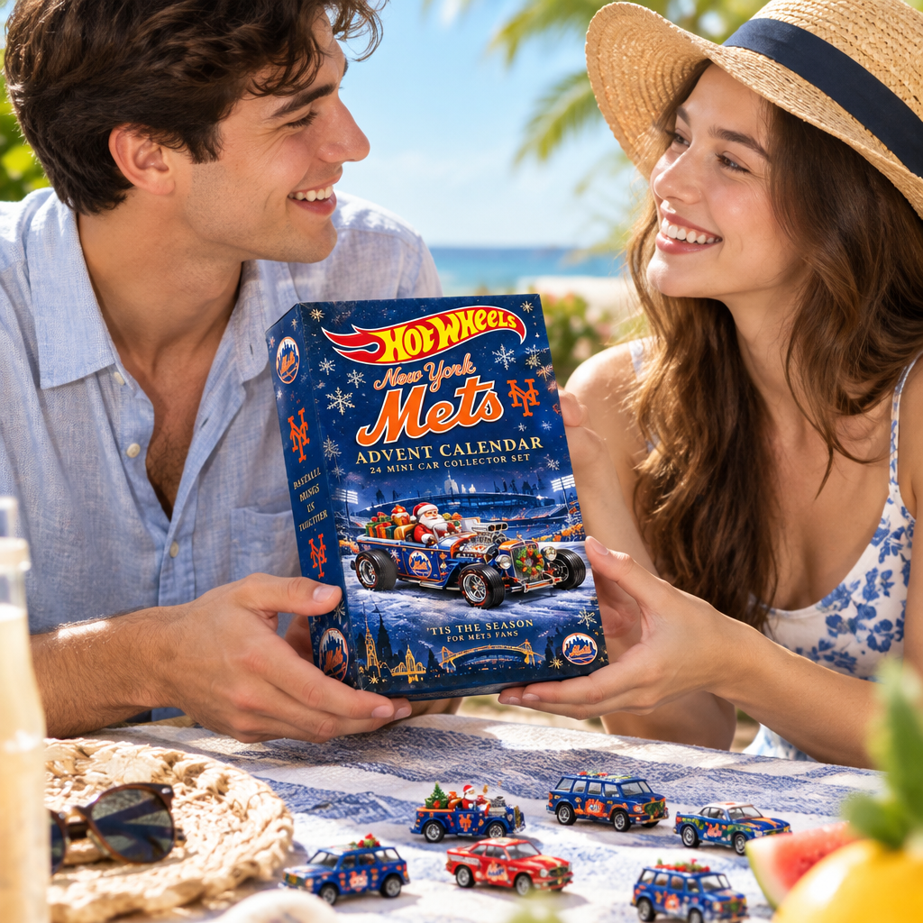 New York Mets Premium Mini Car Advent Calendar