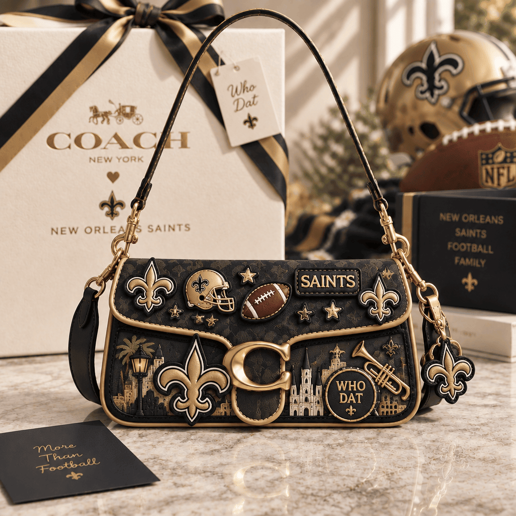 Premium NOS Coach Shoulder Cross With Charm LNTH